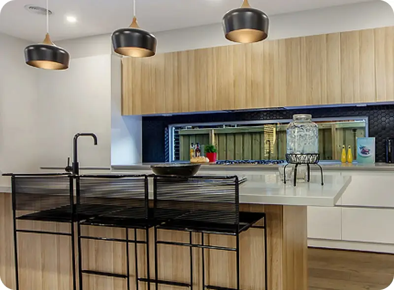 Kitchen in The Onyx, a custom Ozcan home in Onyx Heights