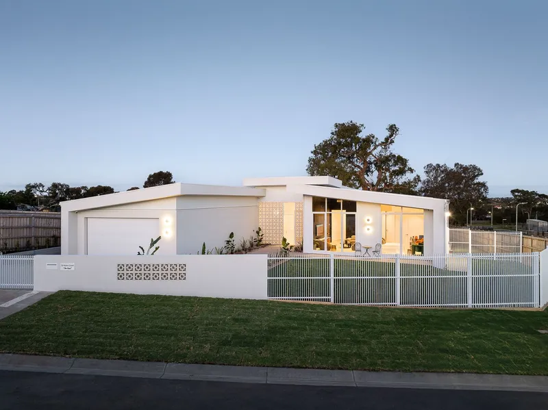 A completed full knockdown rebuild home